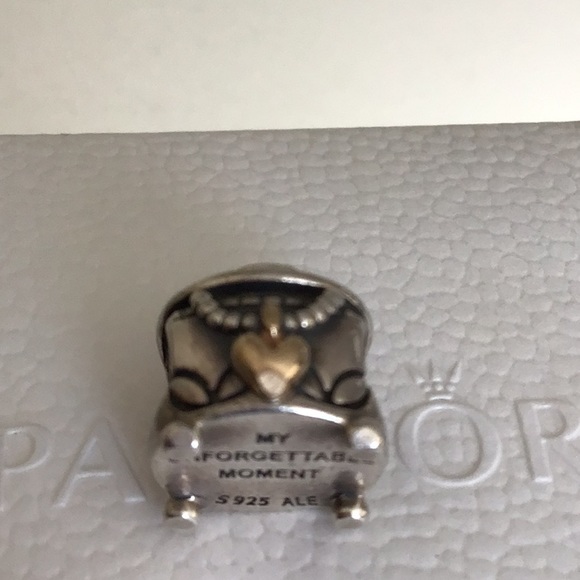 Pandora treasure box charm 14k gold heart - Picture 5 of 7